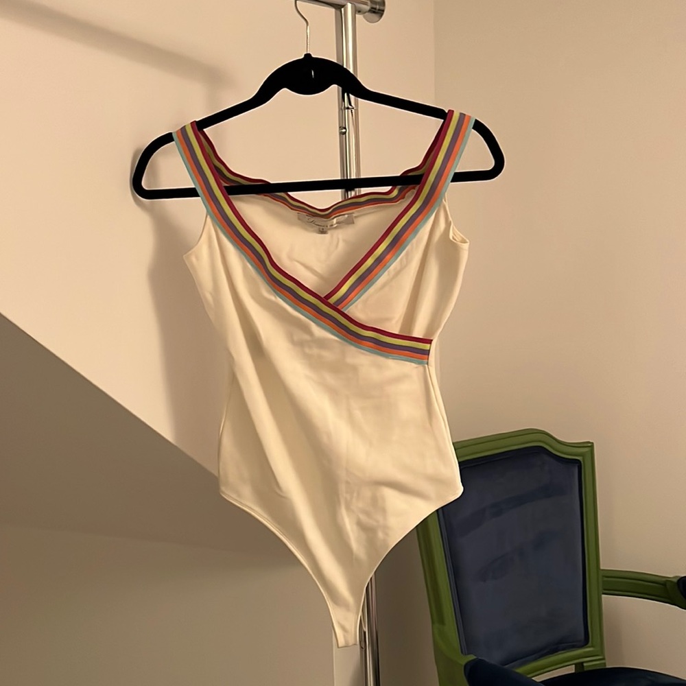 Lovers and Friends Body suit with trim.